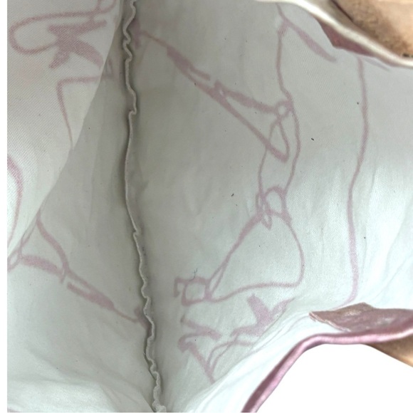 PAOM PRINT ALL OVER ME HAPPY COW CANVAS LEATHER HANDLE TOTE BAG - Picture 9 of 9